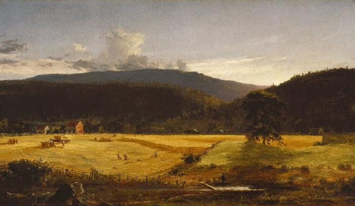 Jasper Francis Cropsey Bareford Mountains, West Milford, New Jersey oil painting picture